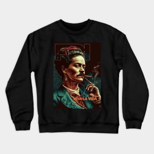 Frida Kahlo Celebrated Colors Crewneck Sweatshirt